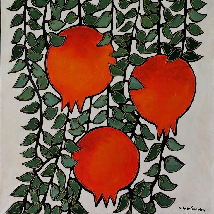 POMEGRANATES IN THREES